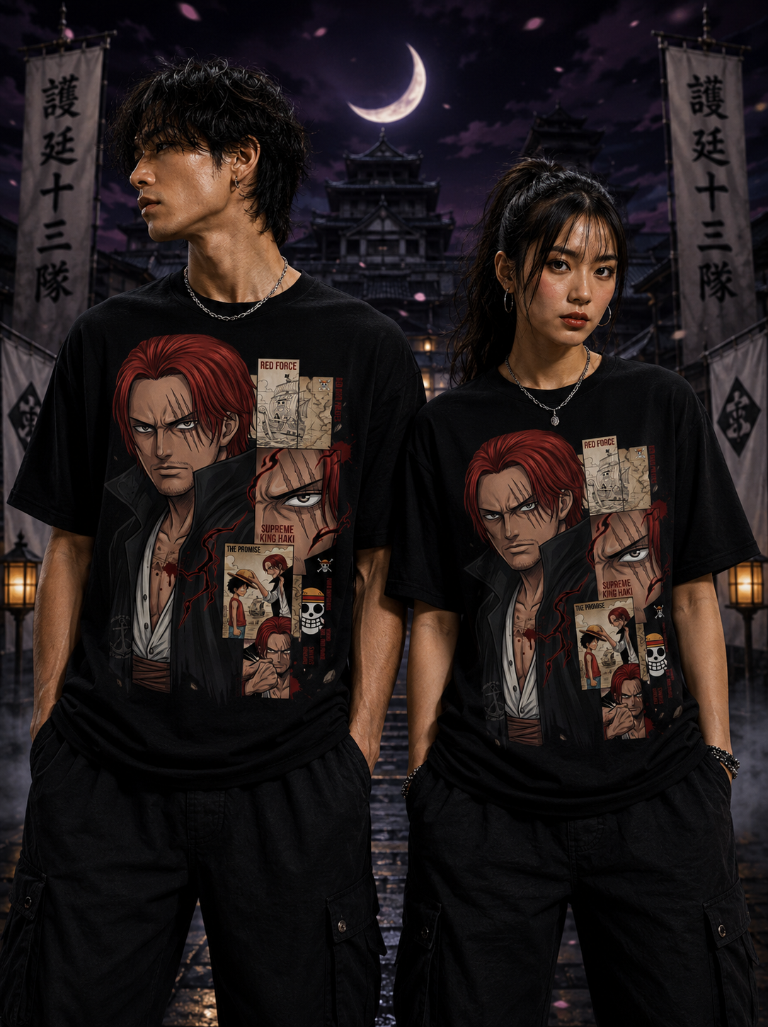 Red-Haired Emperor: Shanks Yonko Edition Graphic Unisex Classic Crew T-Shirt